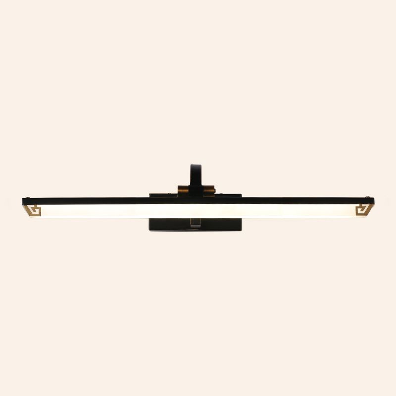 Modern Minimalist Style Streamlined Wall Mounted Vanity Lights Metal Vanity Lighting Fixtures for Bathroom