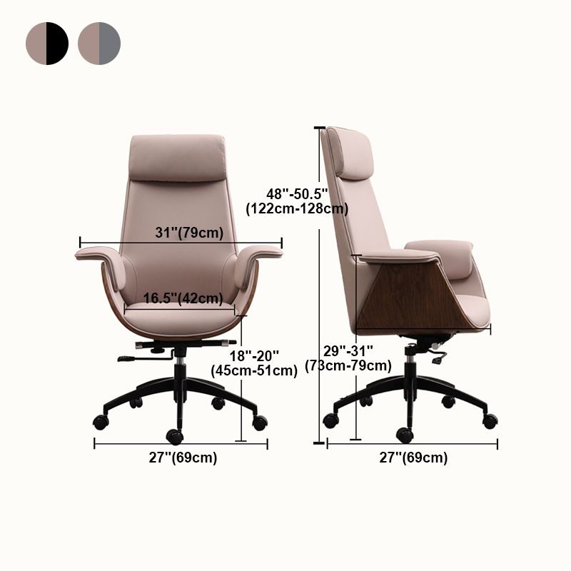 Modern & Contemporary Managers Chair Swivel with Wheels Ergonomic Executive Chair