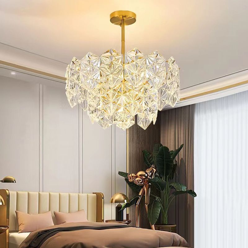 Contemporary Ceiling Light Creative Glass Flush Mount Light Fixture for Bedroom