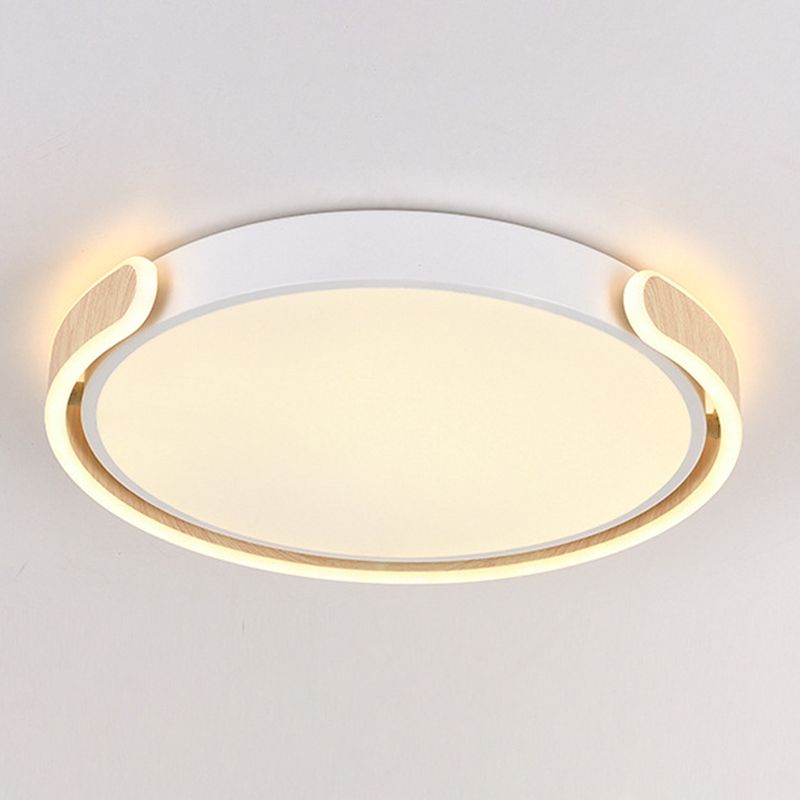 LED White Ceiling Light Modern Acrylic Flush Mount Lighting for Room