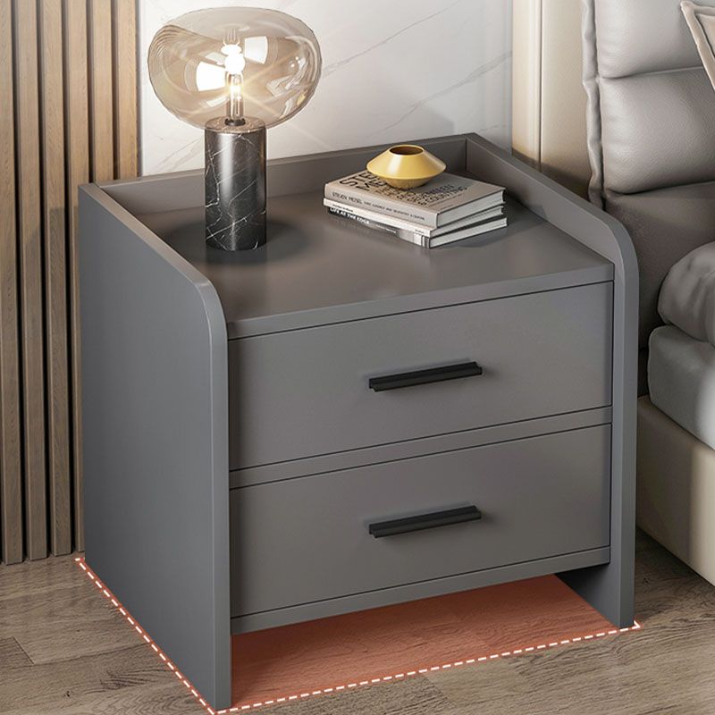 Modern Manufactured Wood Night Table Drawer Storage Bedside Cabinet with Drawers