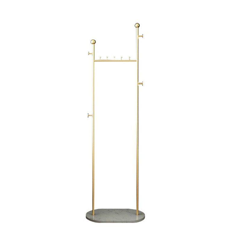 Gorgeous Coat Rack Designer Marble Bottom Metal Coat Rack with Storage