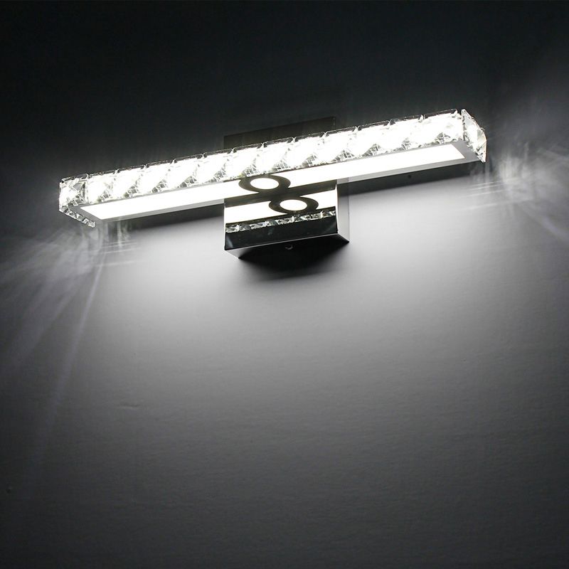 Lámpara de pared de baño LED de estilo de pared de tocador de tocador de tocador de rectáneo