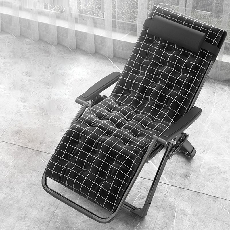 Contemporary Metal Frame Standard Recliner Foldable Recliner Chair