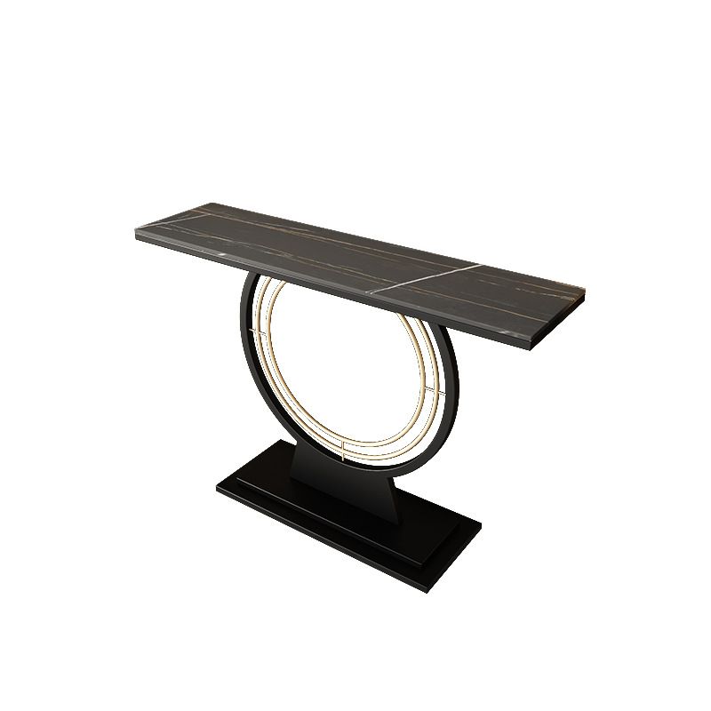 Glam Scratch Resistant Stain Resistant Rectangle Slate Accent Table