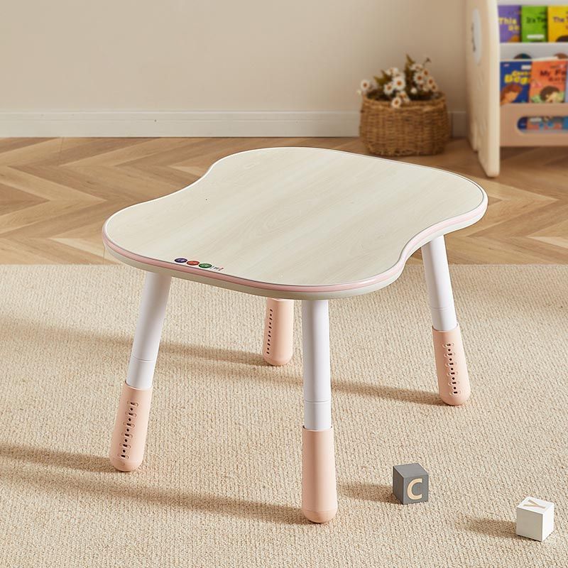 Metal and Wood Writing Desk Table and Chair Set Study Desk for Children's School