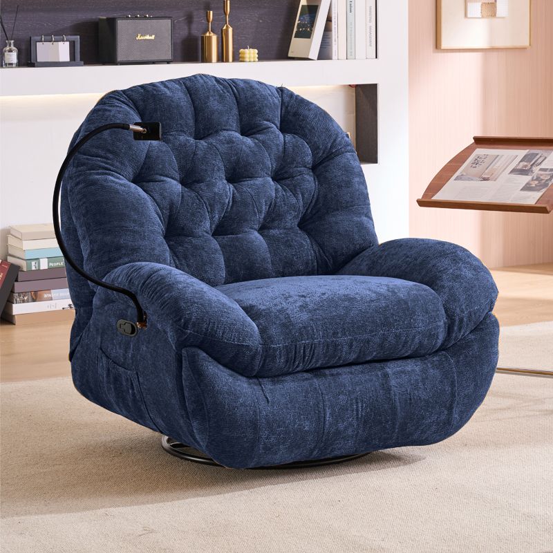 Contemporary Fabric Standard Recliner Nordic Style Living Room Single Recliner