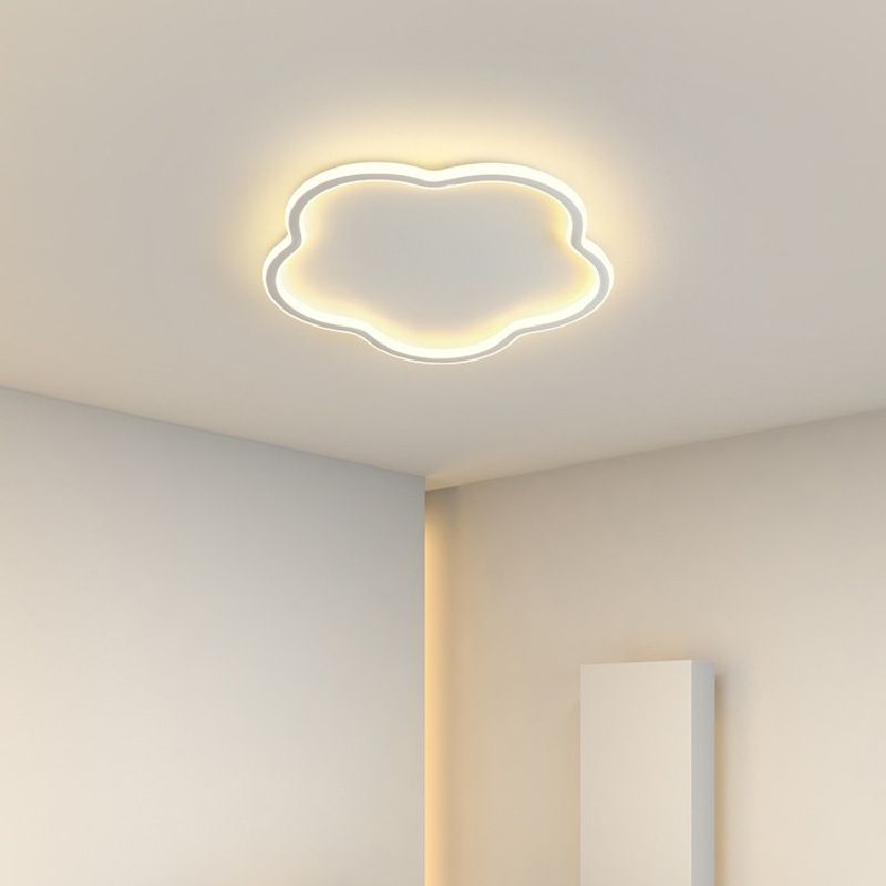 Modern Creative LED Flush Mount Cloud Shape Acrylic Ceiling Fixture for Bedroom