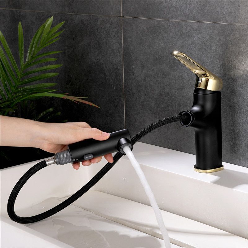 Contemporary Style Widespread Faucet Lever Handles Faucet for Bathroom