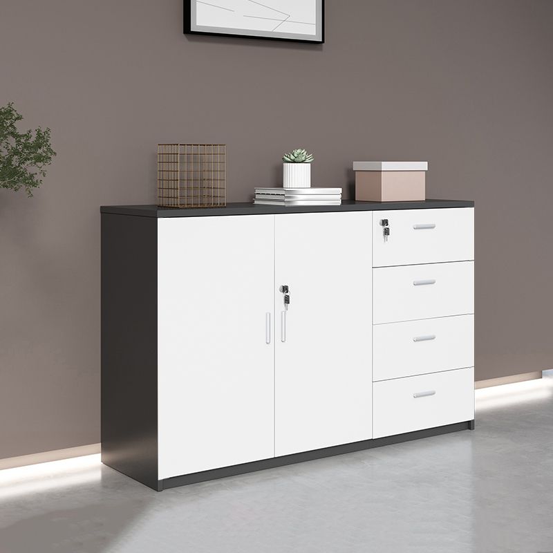 Contemporary Storage Filing Cabinet Wooden Frame Filing Cabinet