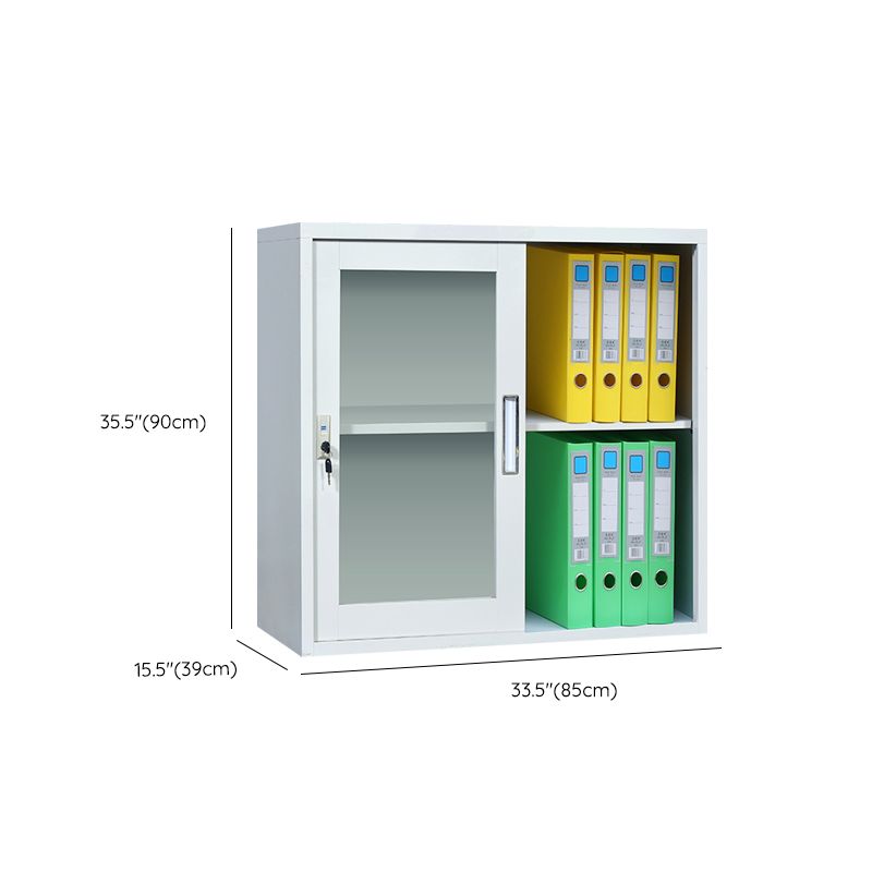 Contemporary Storage File Cabinet Metal Frame Vertical Filing Cabinet