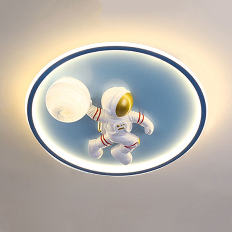 Modern Style Colorful Ceiling Light LED Flush Mount Light Fixture for Bedroom