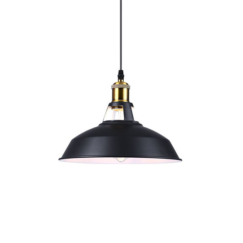 Illuminazione a sospensione in metallo in stile industriale ristorante ombreggiata per soffitto appeso al soffitto