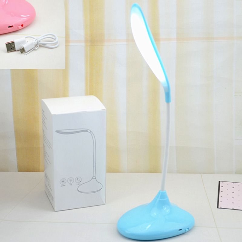 USB Charging Mini LED Table Lamp Macaroon Style Eye Protection Reading Light for Bedroom