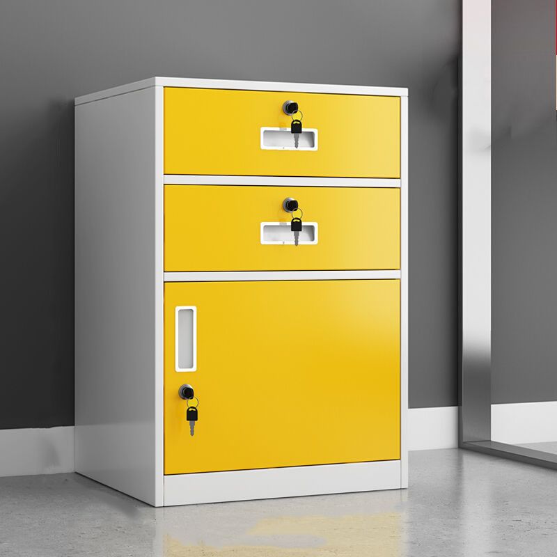 Modern Nordic File Cabinet Locking Drawers Metal Filing Cabinet