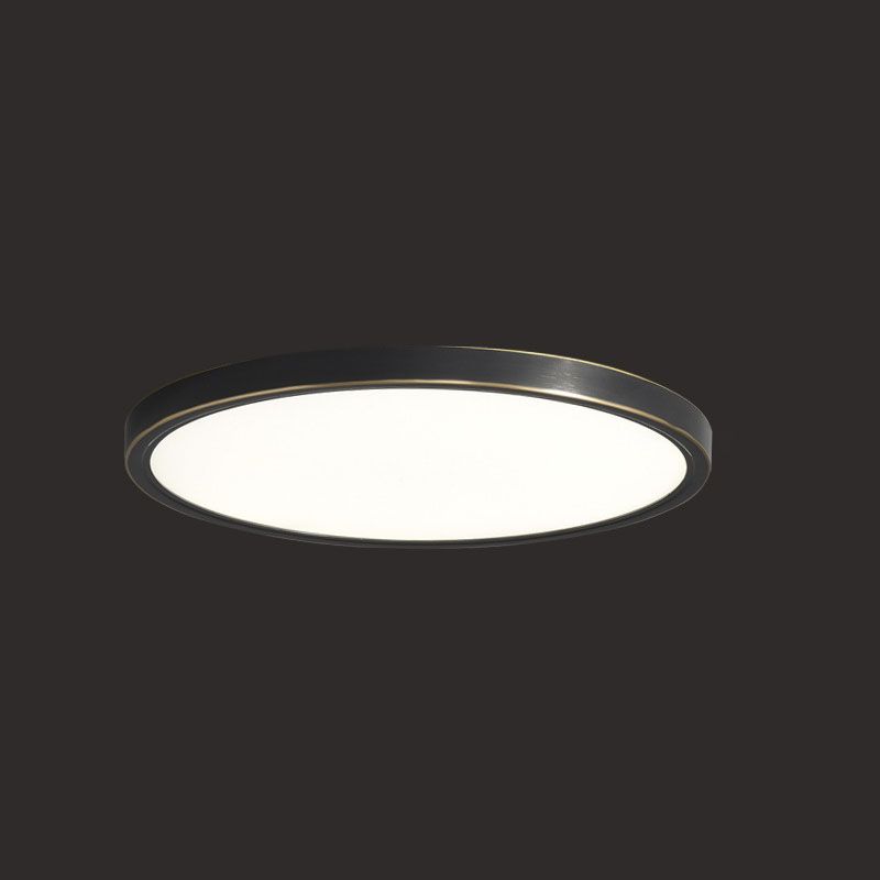 Acrylic Circular Ceiling Fixture in Modern Style Metal LED Ceiling Light for Living Room