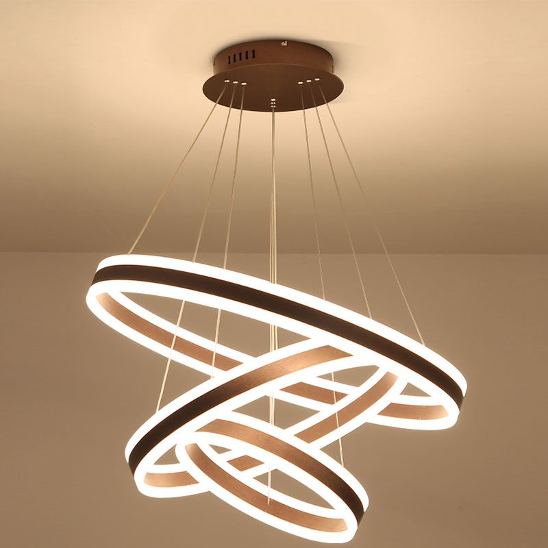 Modern Simple Light Luxury Style Pendant Chandelier Light for Bedroom Dining Room Living Room