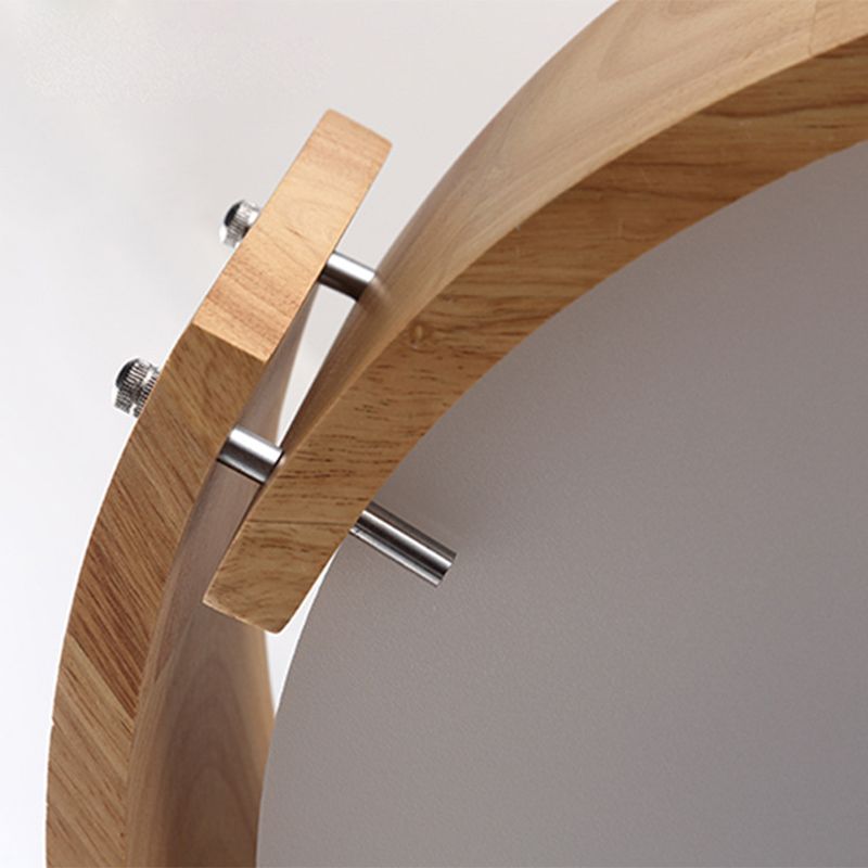 Natural Wood 1 Light Hanging Light Modern Simple Drum Pendant Ceiling Light for Restaurant