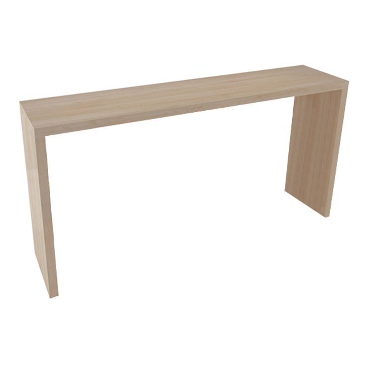 Modern Style Bar Counter Table Wooden Rectangle Table for Kitchen