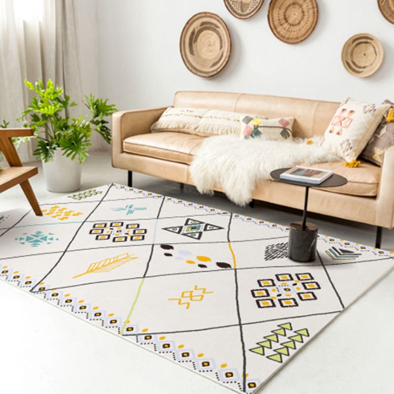 Kleuren Shabby Chic Truug Polyester Carpet Tribal Classicisme binnen Tapijt niet-slip steun voor woonkamer