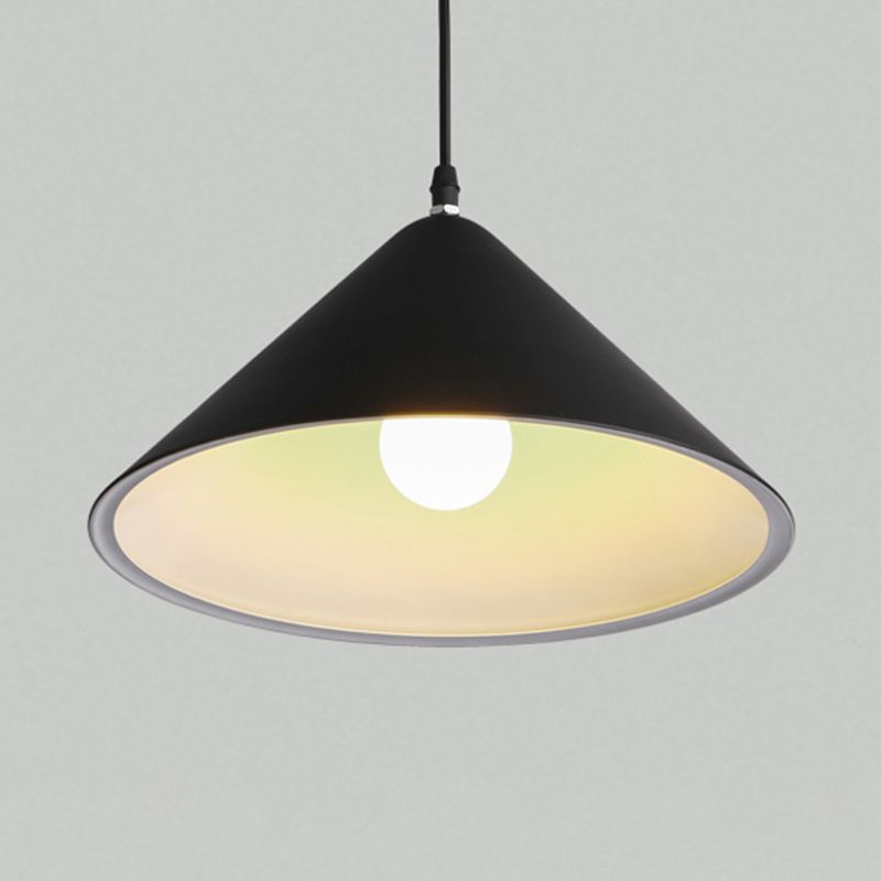 Conische eetkamer hanglamp Minimalistisch metaal 1 kop hangende lamp armatuur