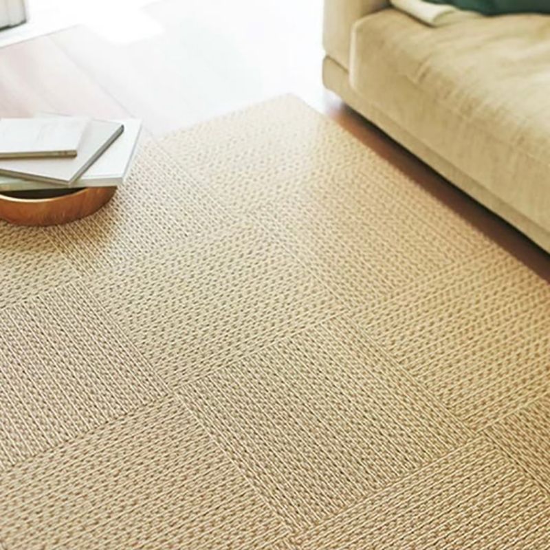 Home Indoor Carpet Tiles Solid Color Square Stain Resistant Carpet Tiles