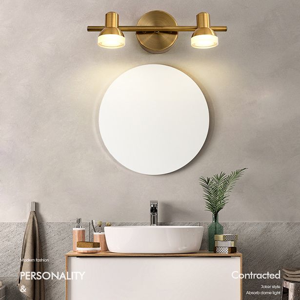 Bell Vanity Wall Lights Postmodern Simplicity Acrylic Wall Sconce for Bathroom