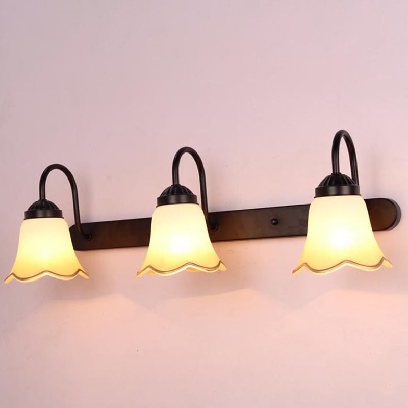 Minimalist Vanity Light Fixtures with Glass Shade for Bathroom Washing Room