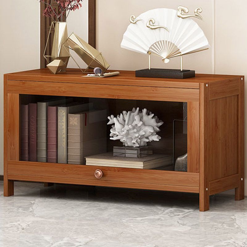 Modern Style Sideboard Brown Bamboo Sideboard for Kitchen Use