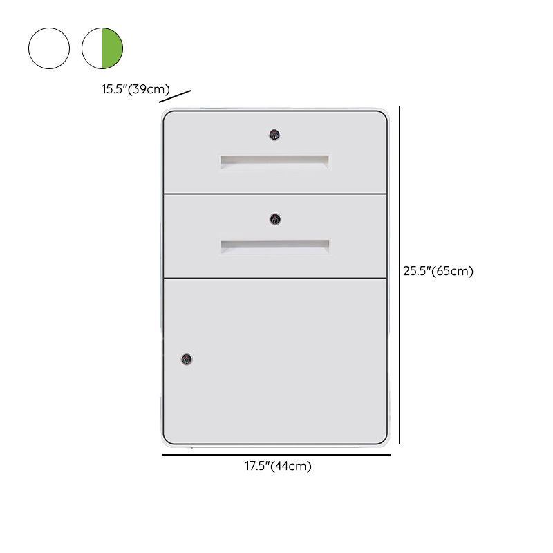 Traditional Cabinet Steel with Locking Drawers Filing Cabinet for Office