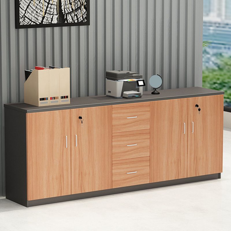 Modern Cabinet Wood Locking Drawers and Storage Lateral File Cabinet