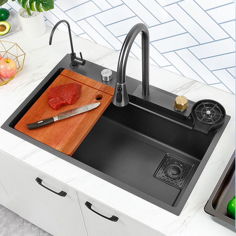 Classic Kitchen Sink Stainless Steel Drop-In Friction Resistant Kitchen Sink