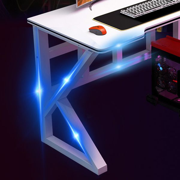 Cable Management Gaming Desk Ergonomic Rectangular Computer Desk for Home