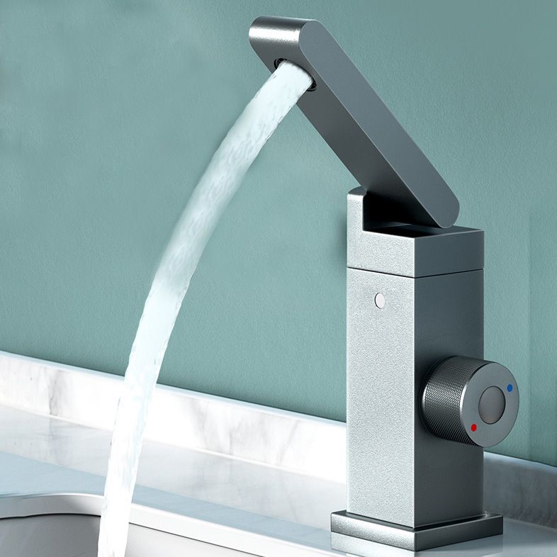 Vessel Sink Bathroom Faucet Knob Handle Swivel Spout Vessel Faucet