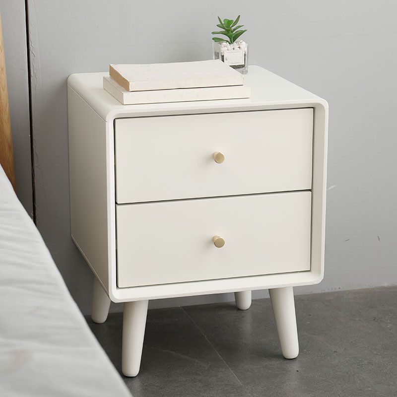 Modern Wood Bed Nightstand Drawers Included Night Table for Bedroom