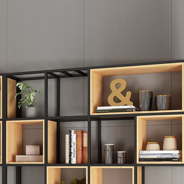 9.84"W Bookshelf Industrial Style Open Back Bookcase for Home and Office