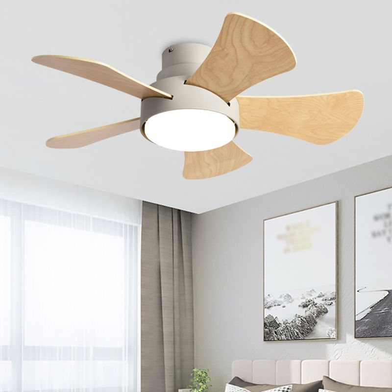 Ceiling Fan Light Simple-Style LED Metal Ceiling Flush Mount Light