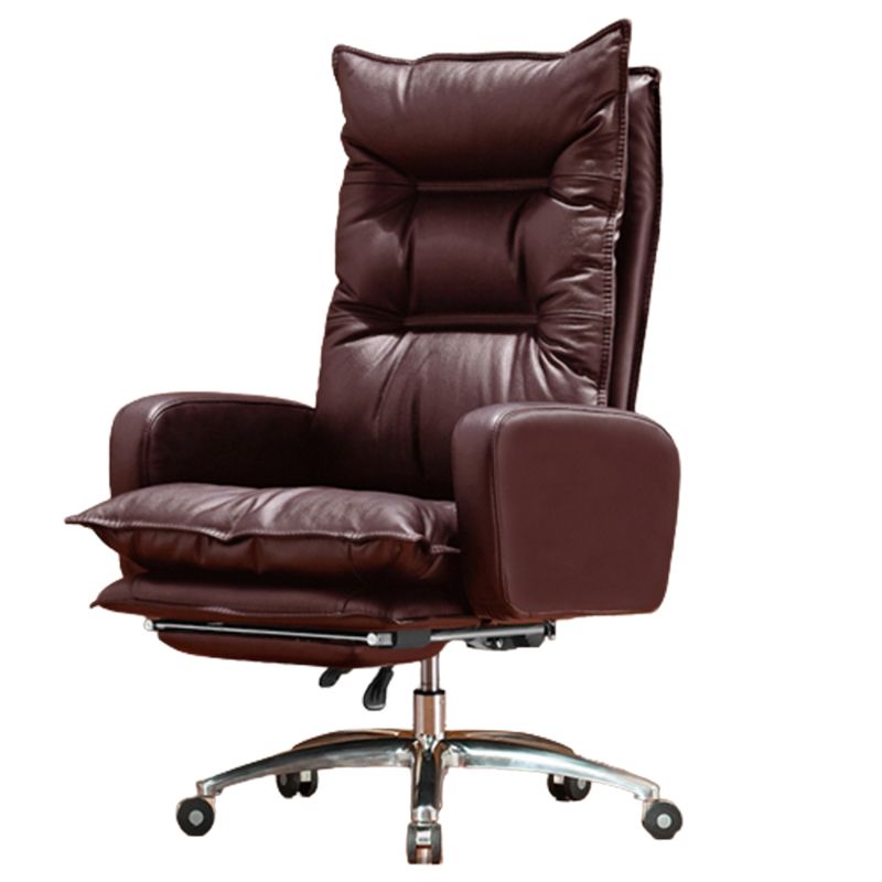 Modern Padded Arms Managers Chair  Adjustable Seat Height Chair