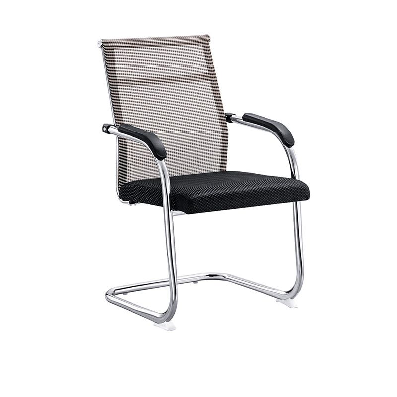 18" Wide Contemporary Desk Chair No Wheels Breathable AirGrid Office Chair