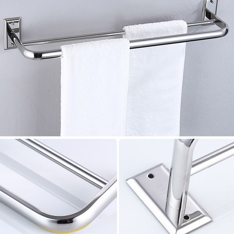 Silver Contemporary Bathroom Accessory As Individual Or As a Set