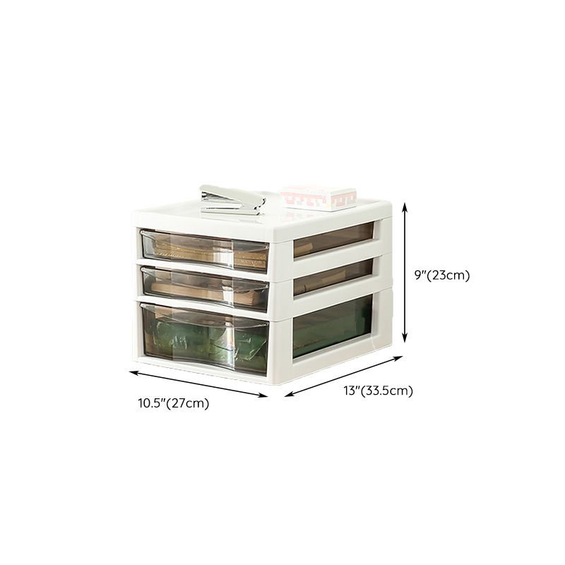 Storage Plastic Filing Cabinet Modern Drawers File Cabinet for Office