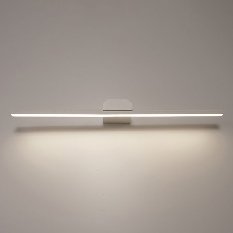 1-Light Postmodern Metal Vanity Light Straight LED Mirror Light for Bathroom