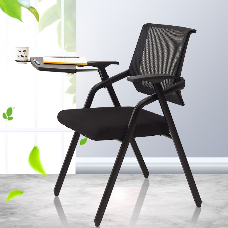 Mid Back Mesh Conference Chair Modern Fixed Arms Office Chair  for Home Office