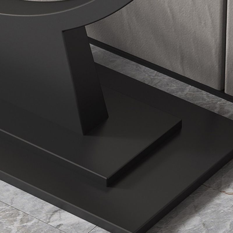 Contemporary Slate Console Table Rectangle Stain Resistant Scratch Resistant Console