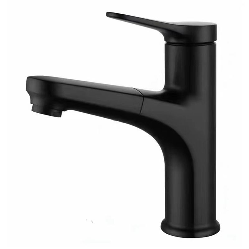 Contemporary Style Faucet Single Lever Handle Faucet with Swivel Spout