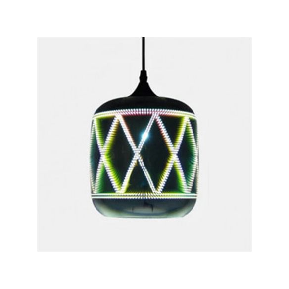 Contemporary Orb Mini Pendant Light Glass Shade One Head Hanging Lamp for Bar Cafe