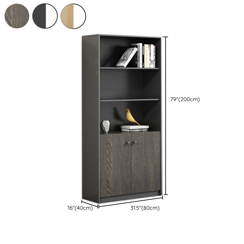 Wood File Cabinet Vertical Modern Filing Cabinet with Storage Shelves