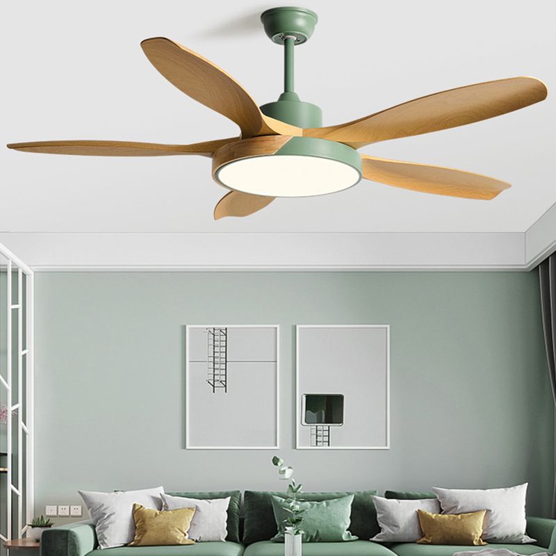 Modern Ceiling Fan Light Fixture Simple LED Ceiling Lamp for Bedroom