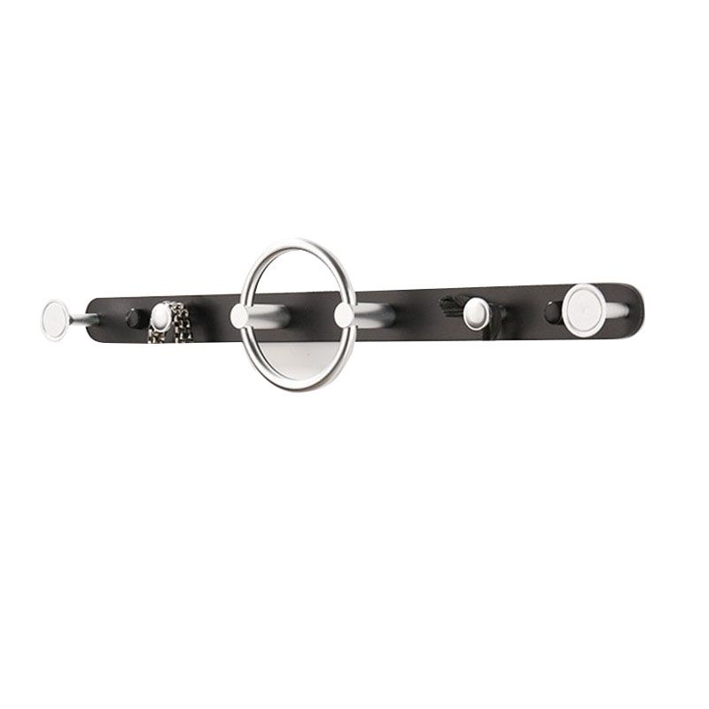 Modern Metal Coat Rack Wall-Mounted Coat Hanger with Hooks for Entry Hall