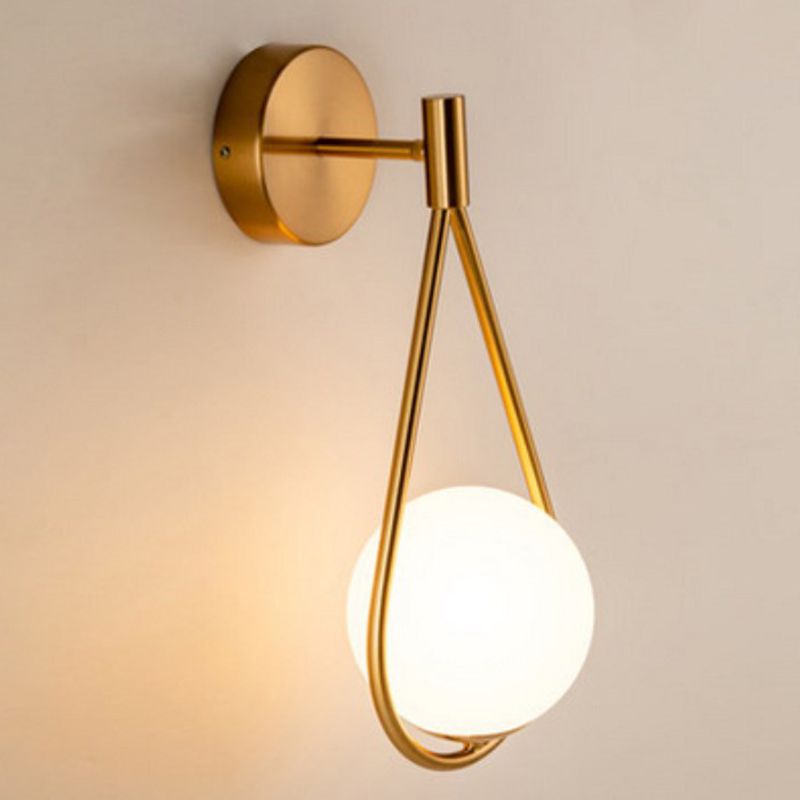 Accesorios de iluminación de pared globales de estilo minimalista moderno 1 Luz de luz de luz para sala de estar